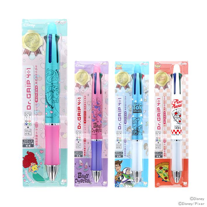 Disney（ディズニー） ドクターグリップ4+1 多機能ペン 4色ボール0.7
