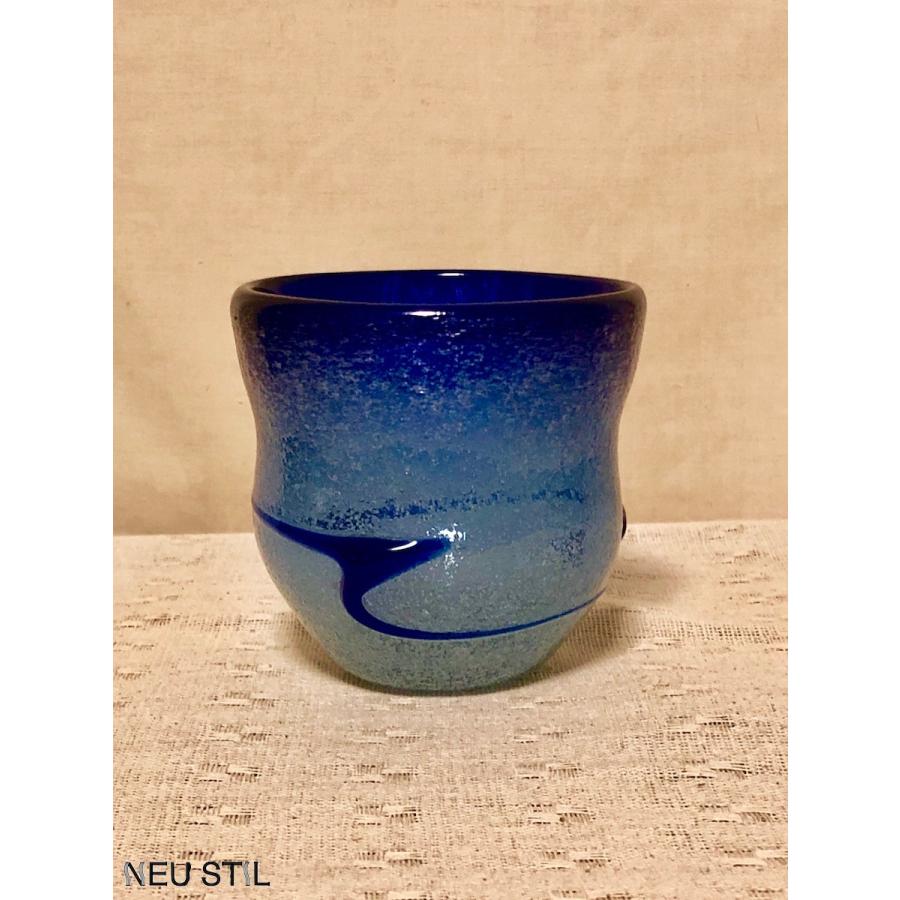 琉球ガラス グラス 稲嶺盛吉 ロックグラス 泡ガラス 母の日 父の日