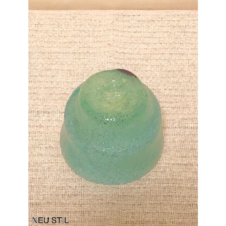 琉球ガラス ぐい呑み 稲嶺盛吉 おちょこ 泡ガラス 母の日 父の日