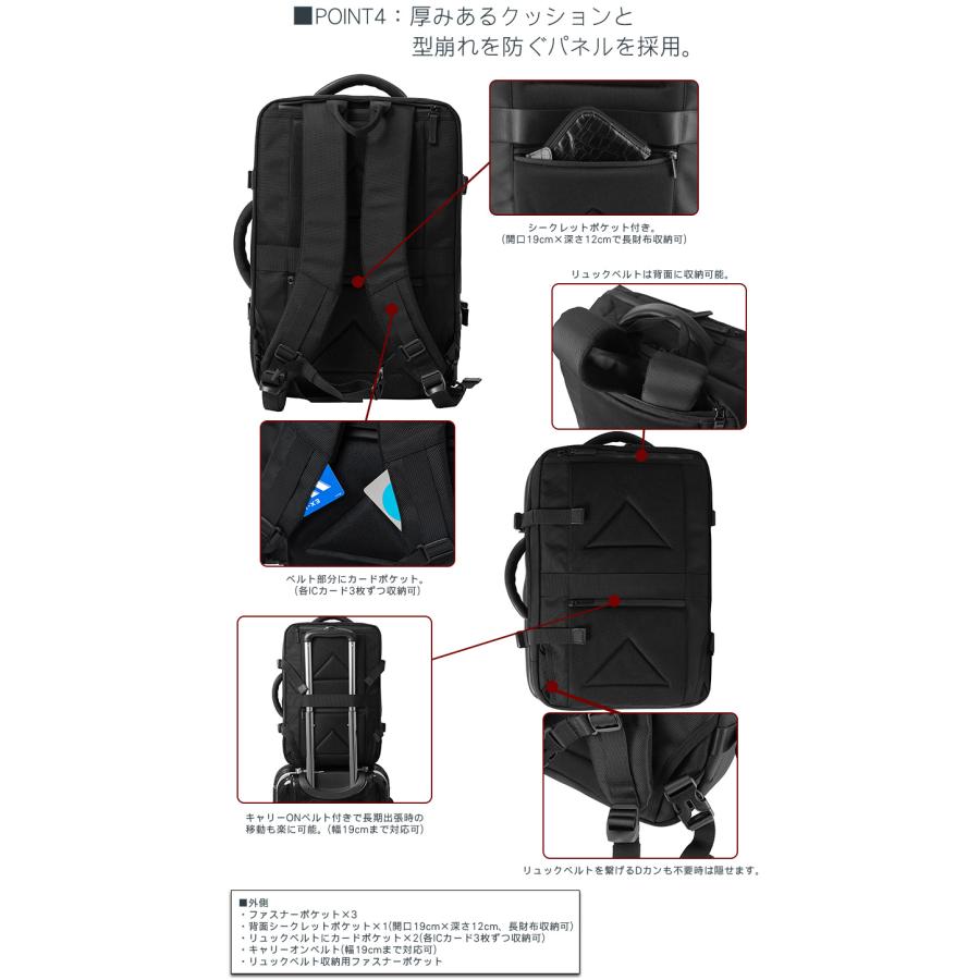 最大P+16% シムクリア バッグ 3WAY ビジカジ リュック ビジネス