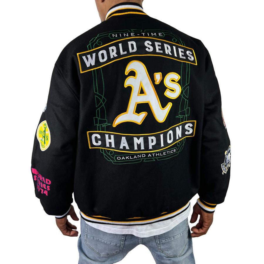 jhDesign ATHLETICS worldseries champions リバーシブルジャケット