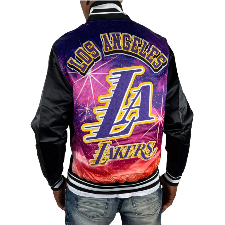 PRO STANDARD LA LAKERS SUBLIMATED SATIN JACKET ロサンゼルス