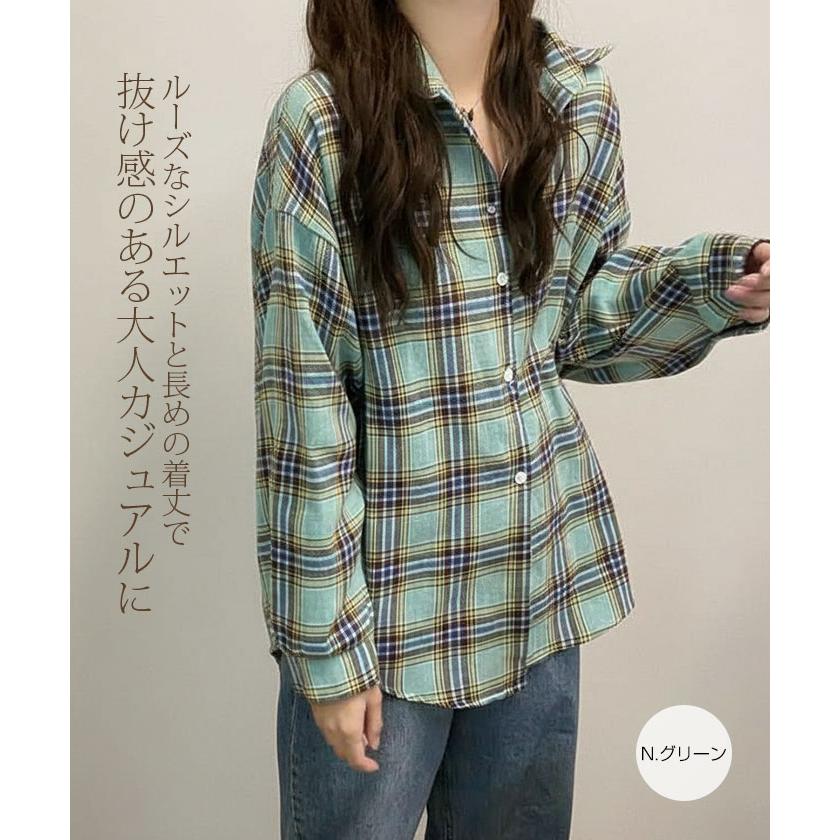 Dark Angel（ダークエンジェル） ブラウス 秋 シャツ チェックシャツ