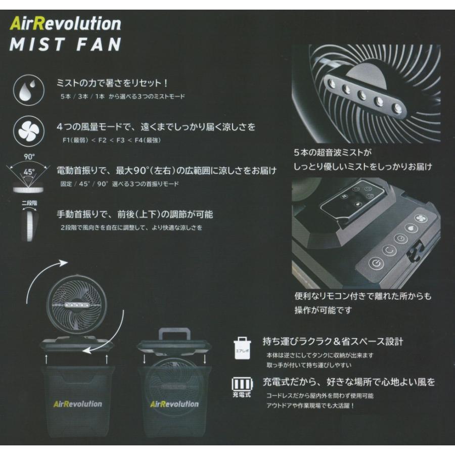 500offクーポン】 Air Revolution ARミストファン ・ KMネクスト