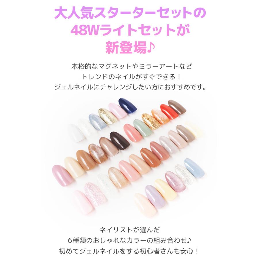 ☆送料無料☆ ネイリストが選んだジェルネイルスターターセット 初心者
