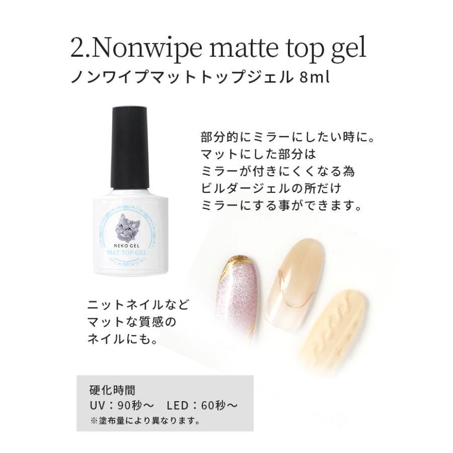 NEKO GEL（ネコジェル） ミラーネイル セット 流行のニュアンスミラー