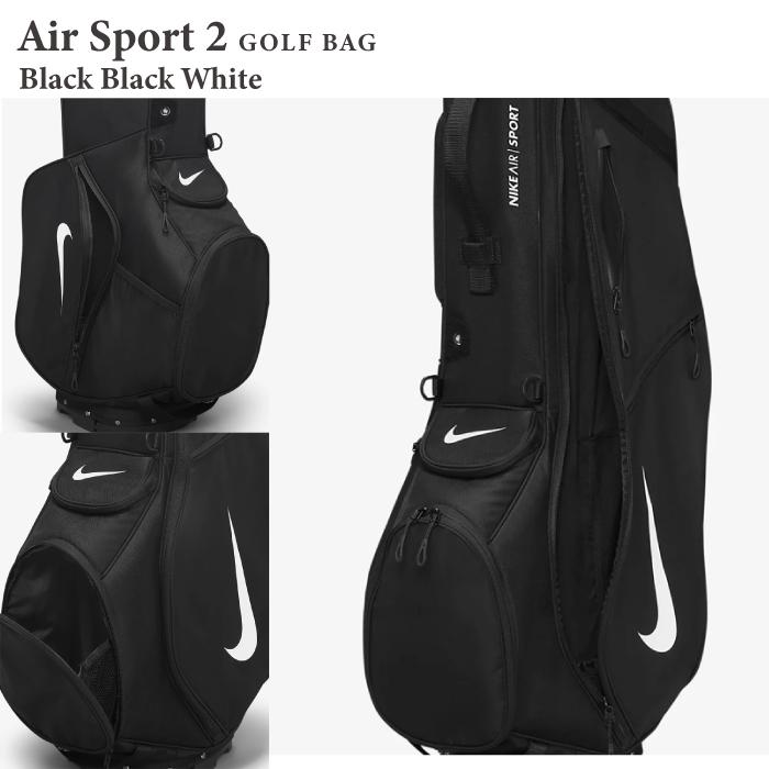 NIKE（ナイキ） ゴルフバッグ NIKE GOLF AIR SPORT 2 GOLF BAG Black