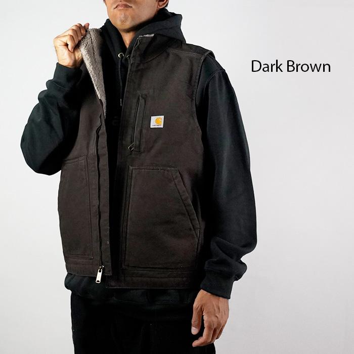 Carhartt（カーハート） ワークベスト CARHARTT LOOSE FIT WASHED DUCK