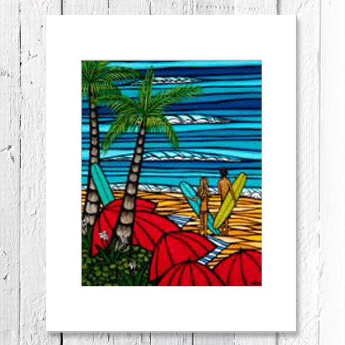 ヘザーブラウン アートプリント 絵画 HEATHER BROWN FUN IN THE SUN