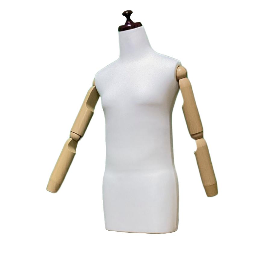 和装トルソー 可動腕 ホワイト 着付け練習用ボディ 和装ボディ 腕付
