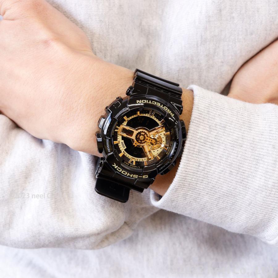 G-SHOCK Gショック 限定 腕時計 アナデジ ブラック×ゴールド GA-110GB
