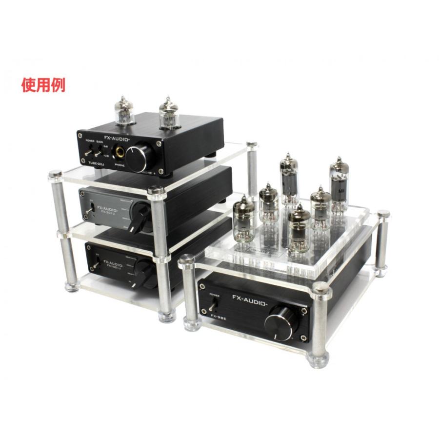 アクリル製 6J1/6K4 真空管ディスプレイ スタンド 6本対応[W:95×D