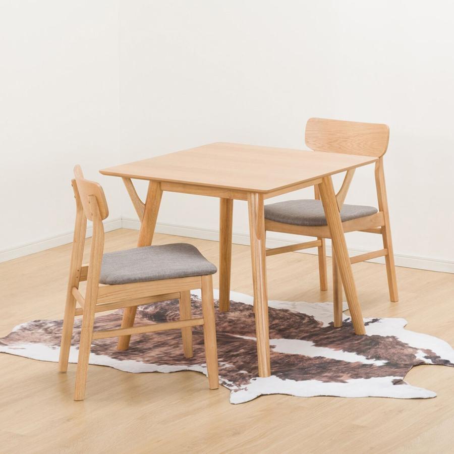 ニトリ（NITORI） 幅80cm ダイニングテーブルセット3点セット(DT