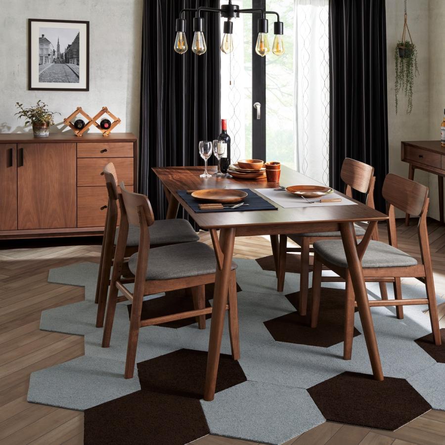 ニトリ（NITORI） ダイニングチェア(フィルンOC MBR/GY） 食卓椅子