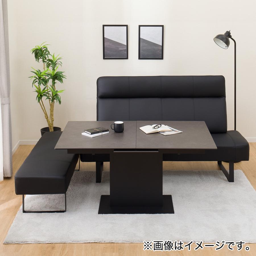 ニトリ（NITORI） 傷・汚れに強い合成皮革 2人用ソファ(NシールドBK