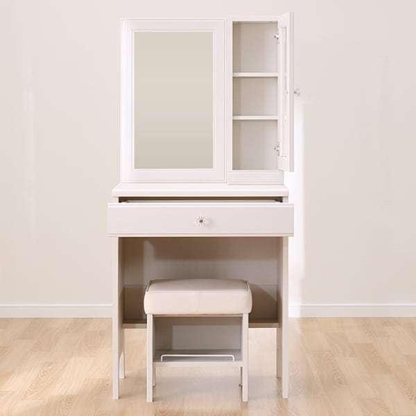 ニトリ（NITORI） ドレッサー(フェリベーネ FEL1360 WH) 鏡台 ミラー