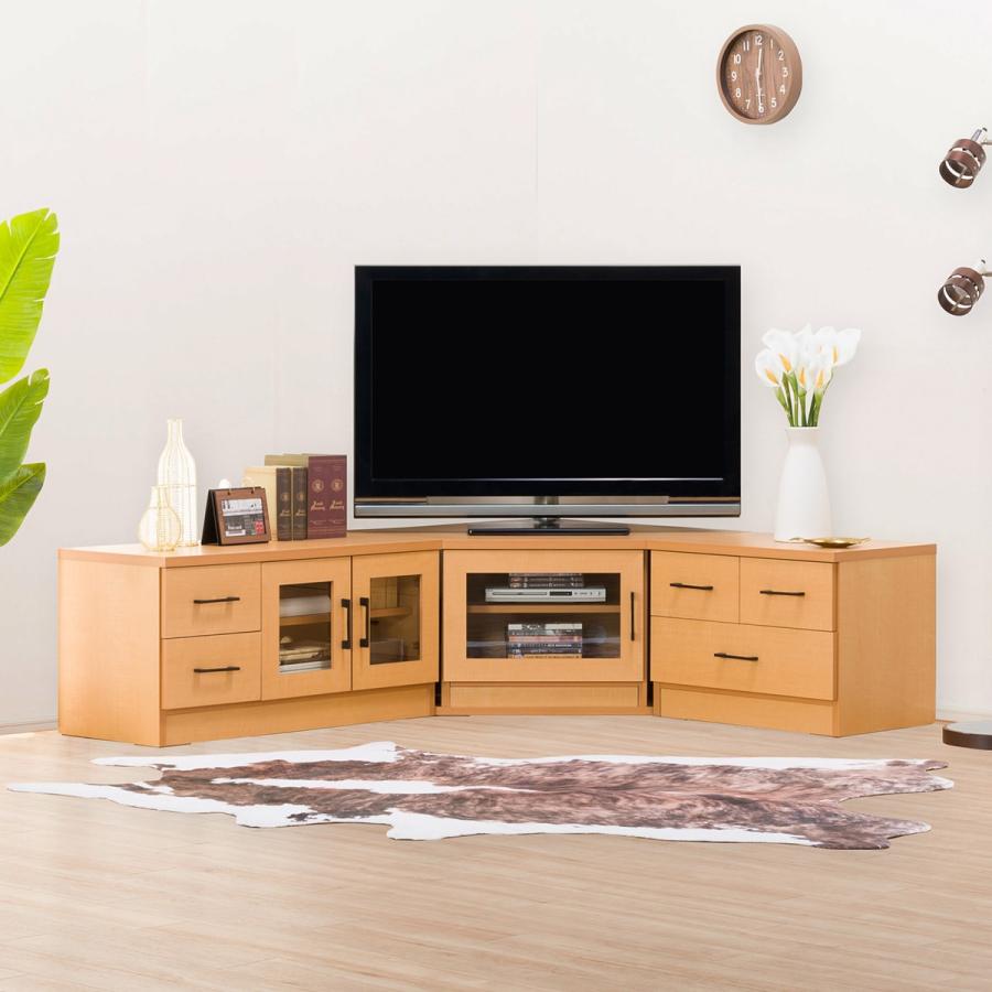 ニトリ（NITORI） コーナーテレビ台3点セット エルフ(NA) : ニトリ