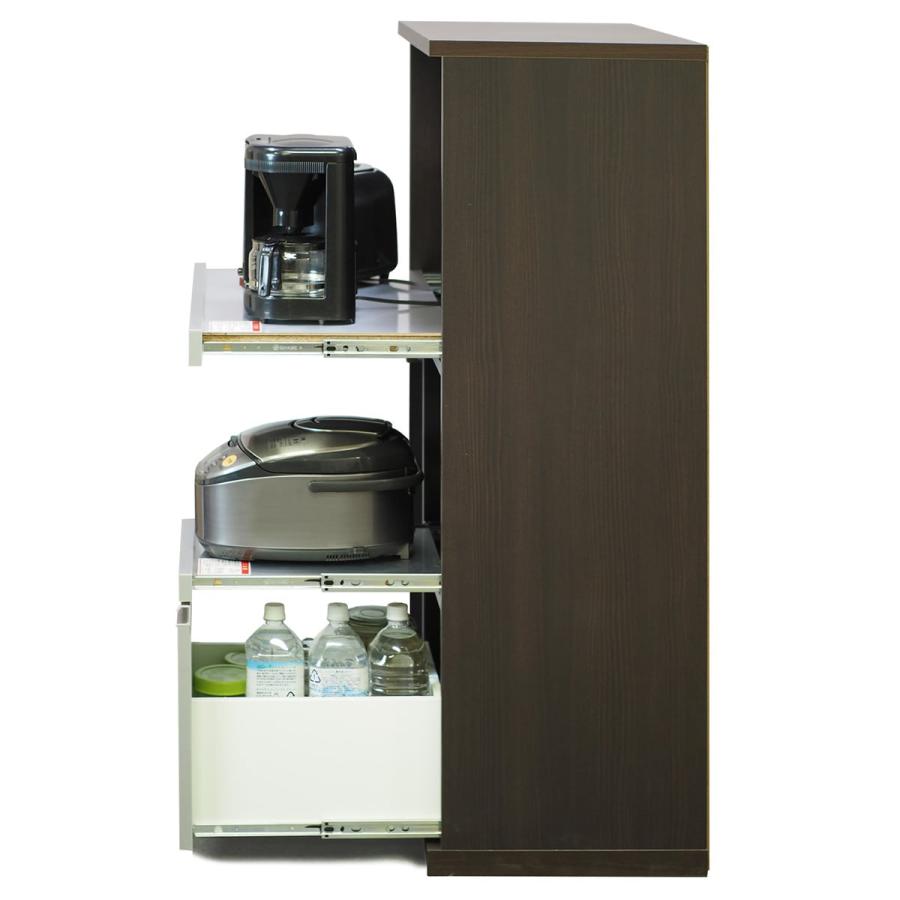 ニトリ（NITORI） 幅65.5 スタイリッシュなレンジ台(幅70cm.5cm LG