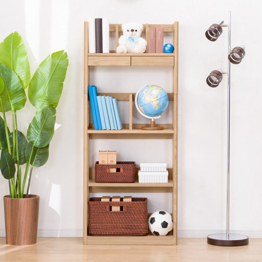 ニトリ（NITORI） オープンシェルフ(ビーノ60 MO) 木製 本棚 ラック