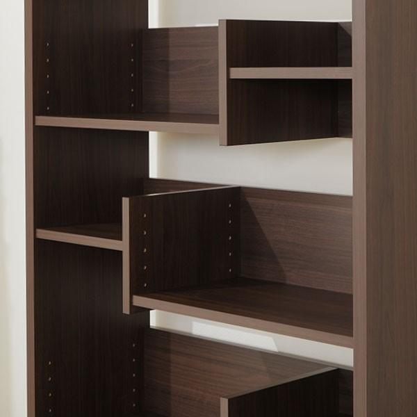 ニトリ（NITORI） オープン本棚(ボビー DBR) 引き出し付き 書棚 ラック