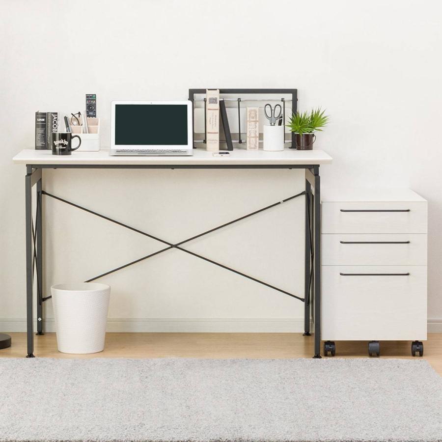 ニトリ（NITORI） 幅120cm デスクワゴンセット(サーヤ) パソコンデスク