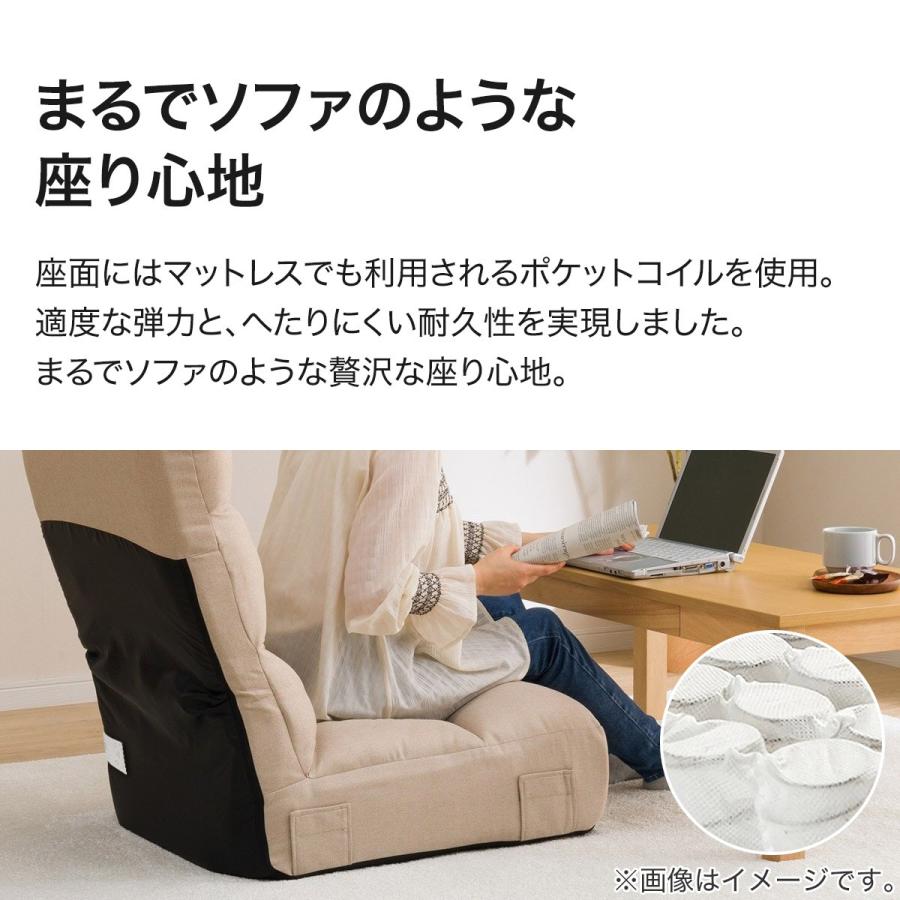 ニトリ（NITORI） つながるハイバックポケットコイル座椅子 2個セット