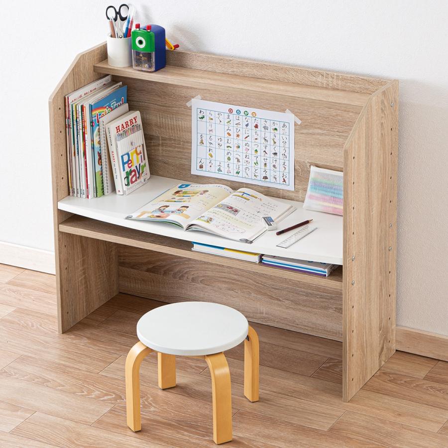ニトリ（NITORI） 棚にもなるキッズデスク(セルフル ナチュラル