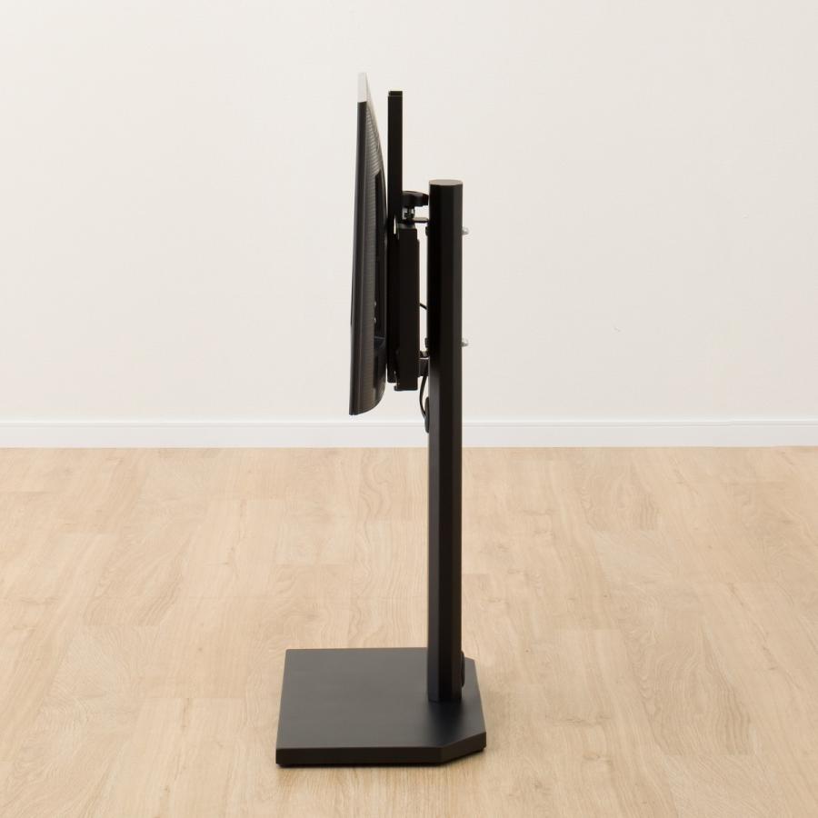 ニトリ（NITORI） 幅50 壁寄せTVスタンド (ヘキ BK） テレビ台 TV台 TV