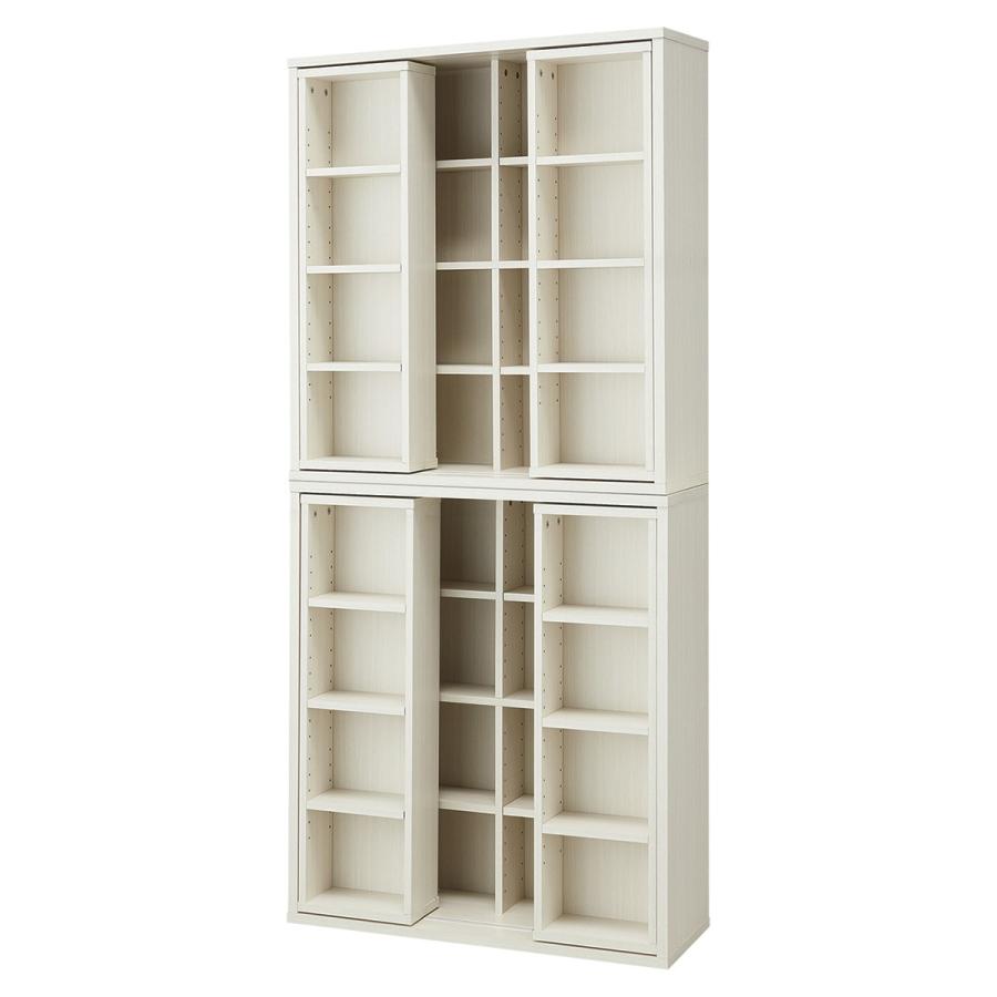 ニトリ（NITORI） 2連結スライド書棚(テイルI 80 WW) ニトリ期間限定