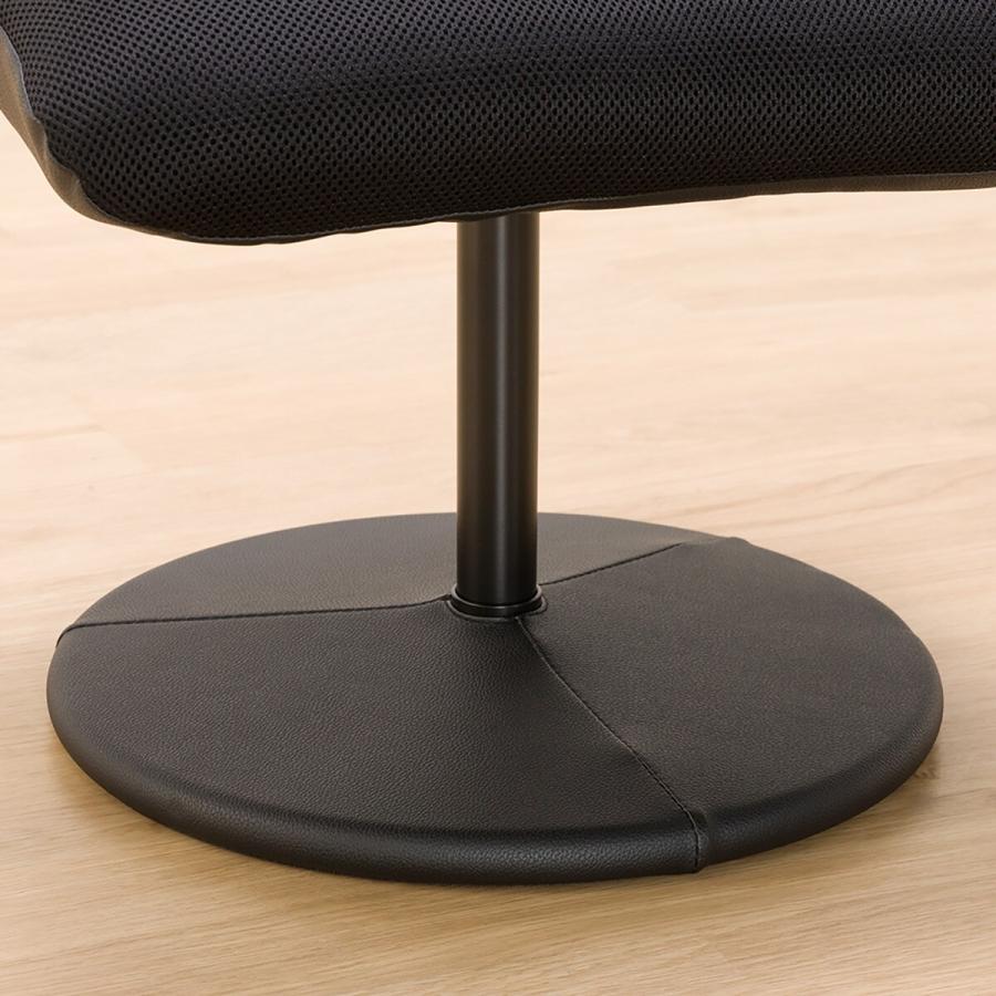 ニトリ（NITORI） パーソナルチェア 1人掛けソファ 布 (Dメッシュ BK