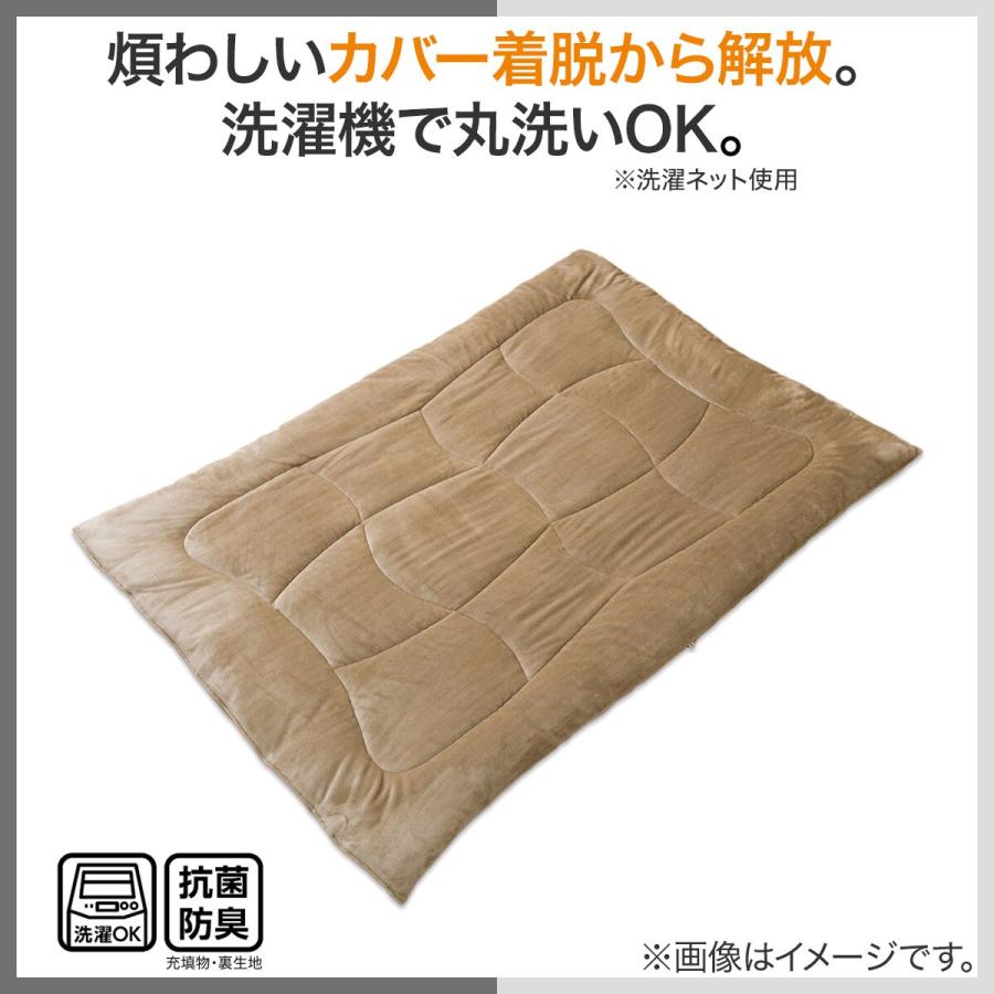 ニトリ（NITORI） カバーのいらない両面掛ふとん シングル(Nウォーム