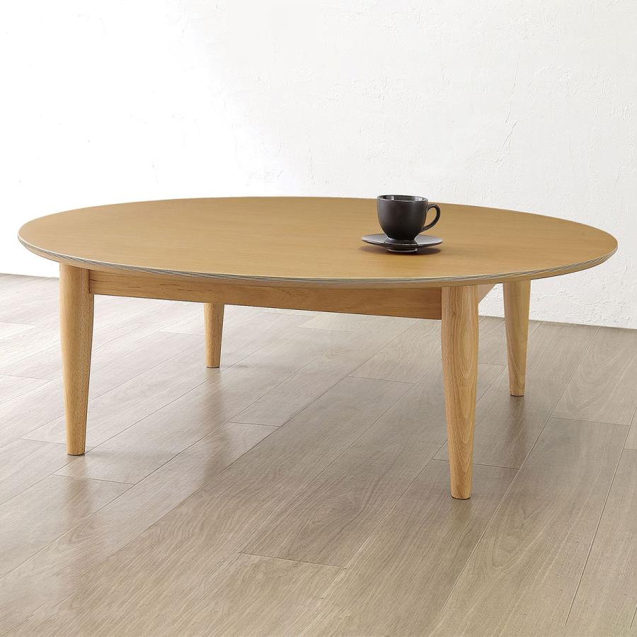 ニトリ（NITORI） モダンテイストの丸型テーブル(N01 110 LBR