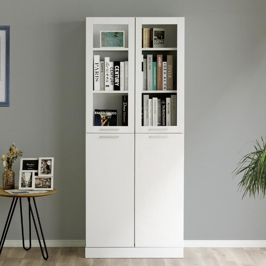 ニトリ（NITORI） ガラス扉付きフリーボード (幅73.5cm WH) : ニトリ