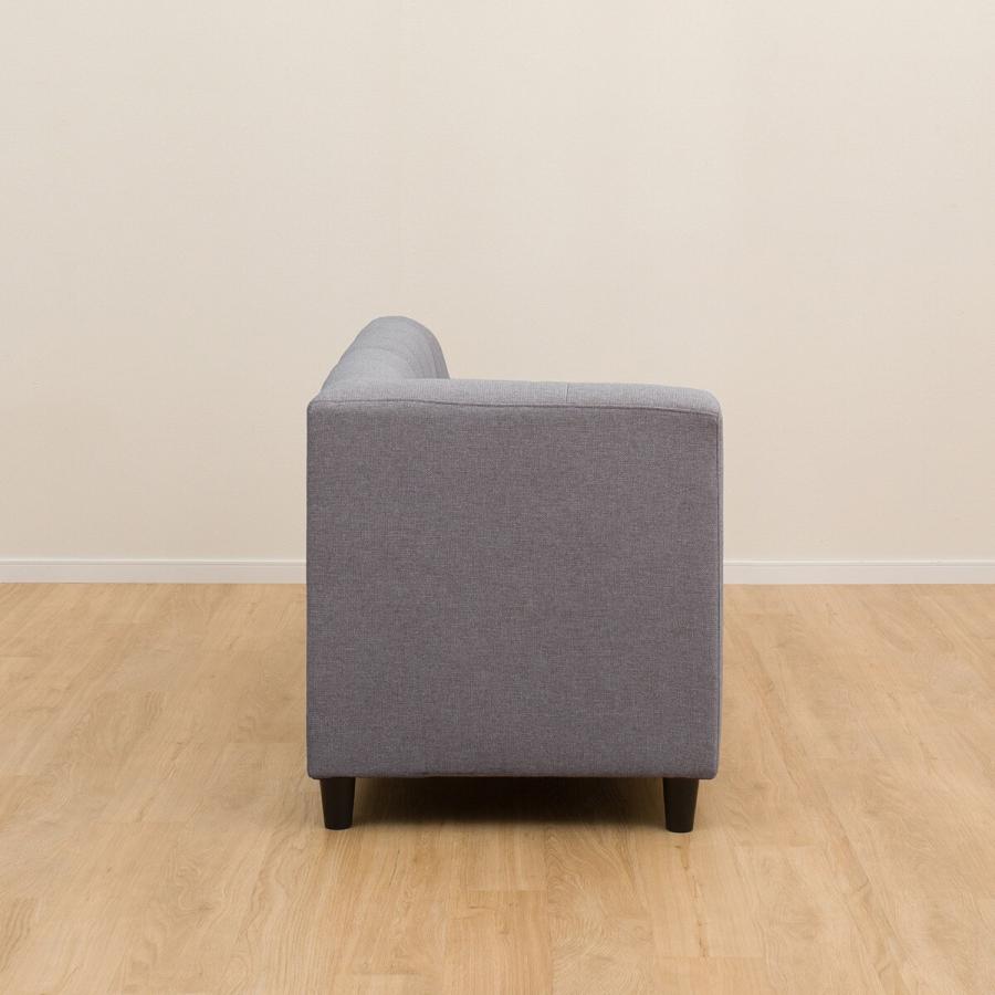 ニトリ（NITORI） 布張り収納付き右肘カウチソファ(ボックス AQ-MGY