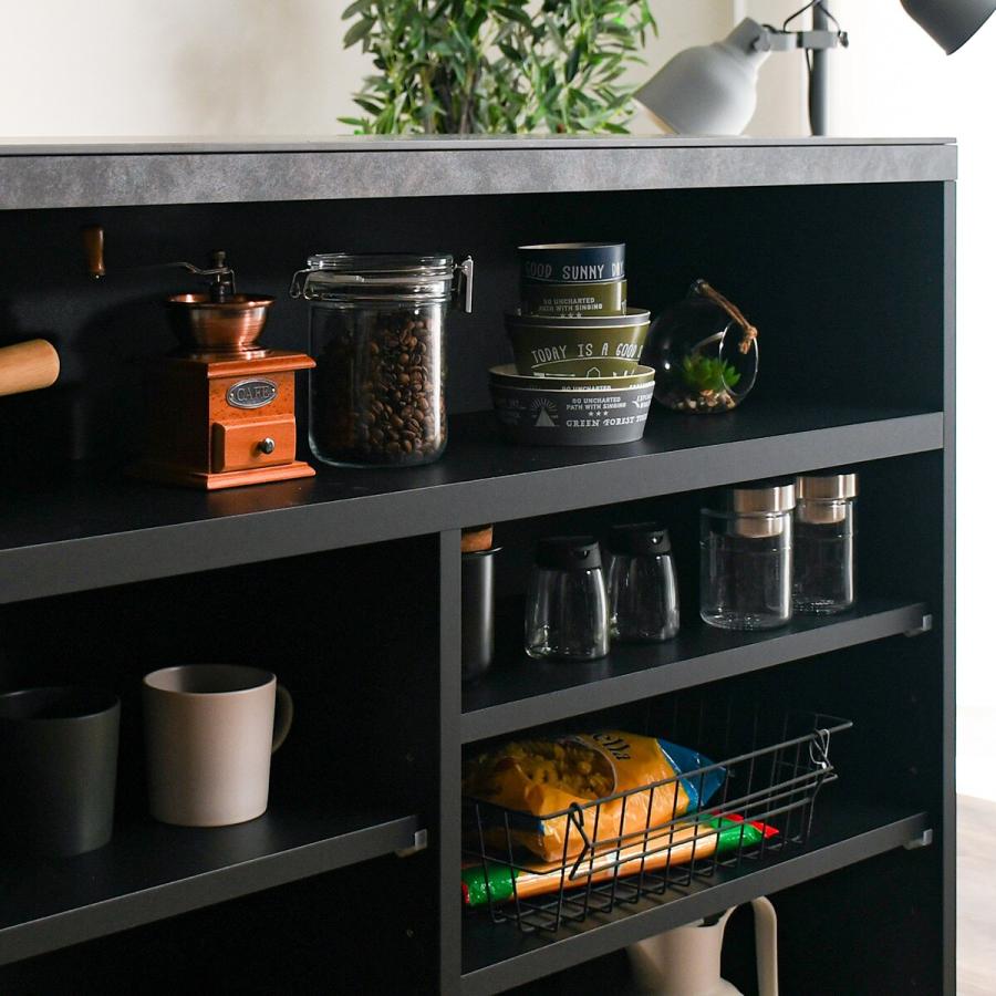 ニトリ（NITORI） セラミック天板 バーカウンター (幅120cm ストレート