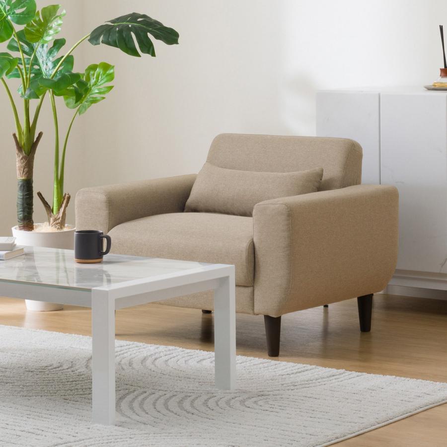 ニトリ（NITORI） ソファー ソファ 1人掛け 布張りソファ (CX01 BE