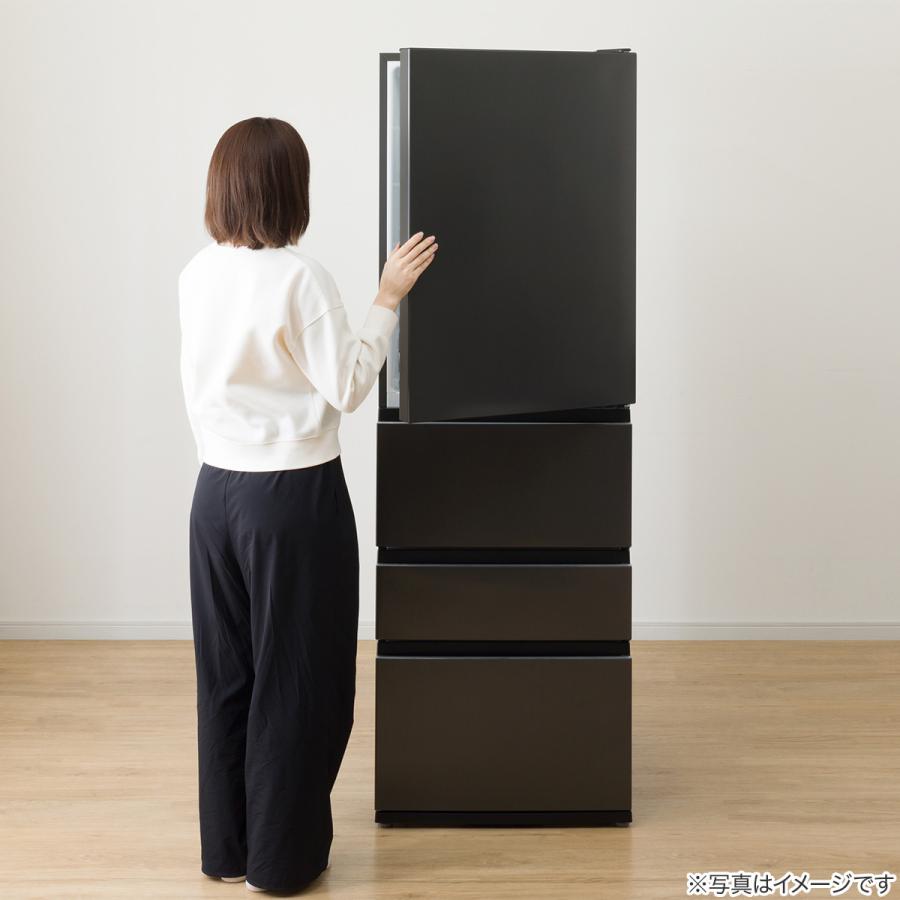 ニトリ（NITORI） 371L 4ドアファン式 冷凍冷蔵庫 (GZ2G01 グレー