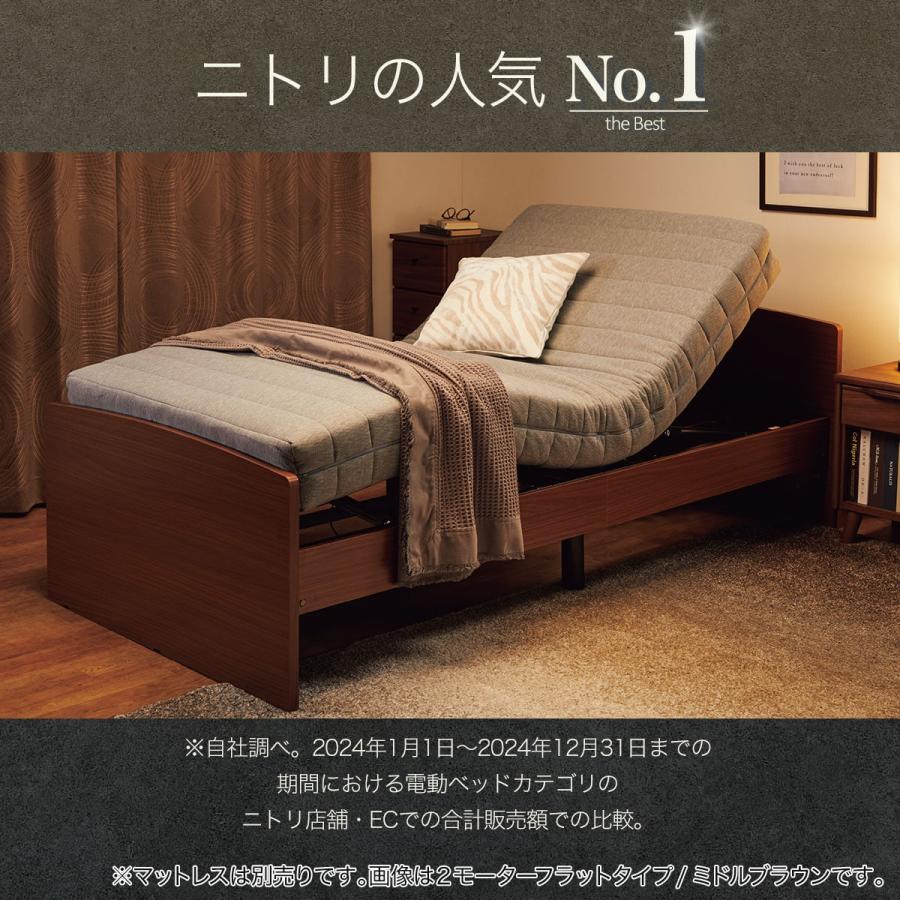 ニトリ（NITORI） ベッド 電動セミダブルベッドフレーム(ライズ3 2M-C