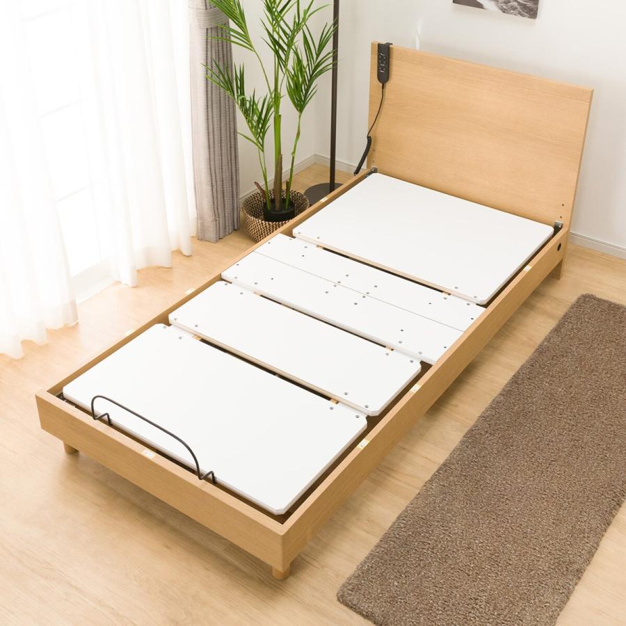 ニトリ（NITORI） 非課税 電動シングルベッドフレーム＋マットレス