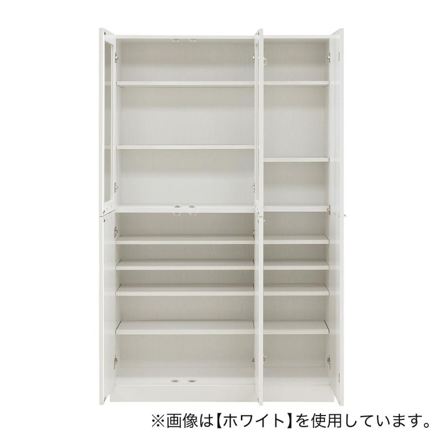 ニトリ（NITORI） ガラス扉付きフリーボード (幅110.5cm BR) : ニトリ