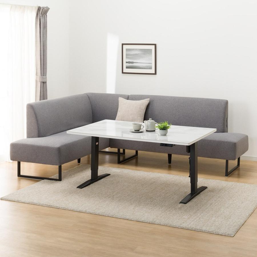 ニトリ（NITORI） 布張りリビングダイニング3点セット(JT341セラミック