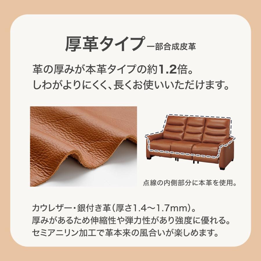 ニトリ（NITORI） 1人用電動リクライニングソファ(Nビリーバ3 厚革 BR