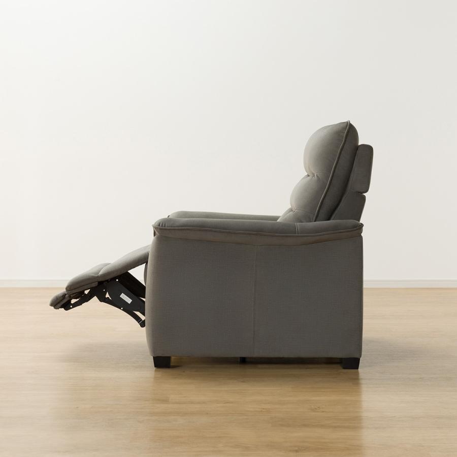 ニトリ（NITORI） 1人用電動リクライニング布張りソファ(Nビリーバ3