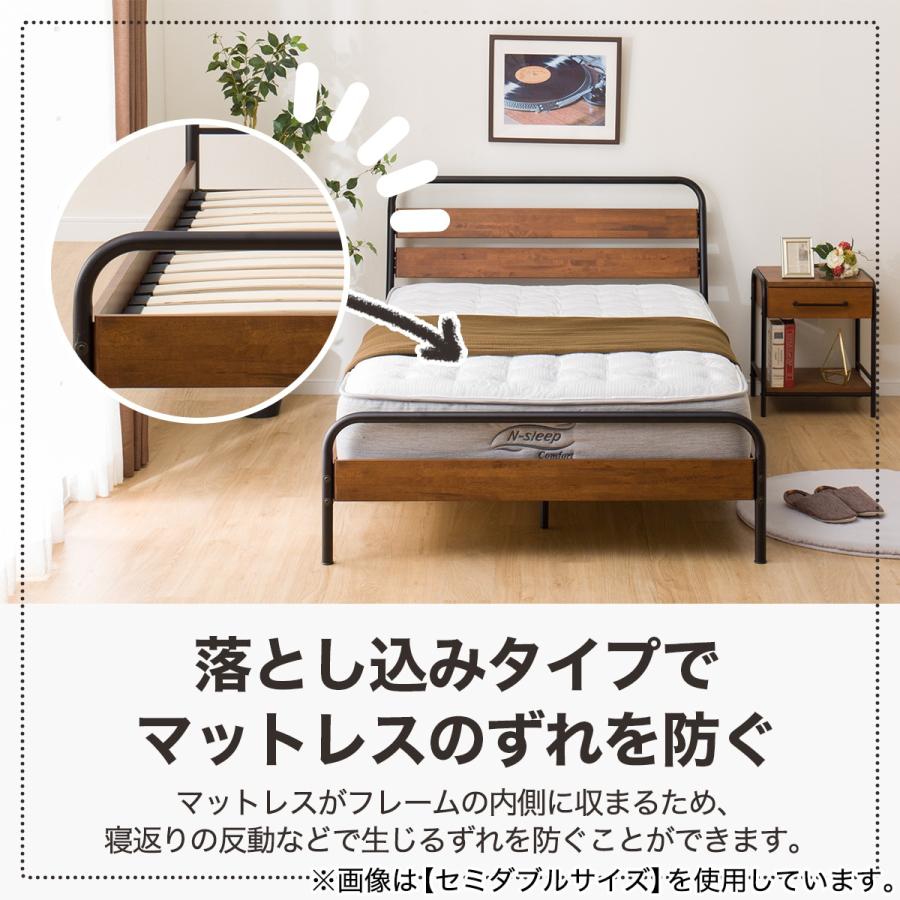 ニトリ（NITORI） ベッド すのこダブルベッドフレーム (VT003)木製と