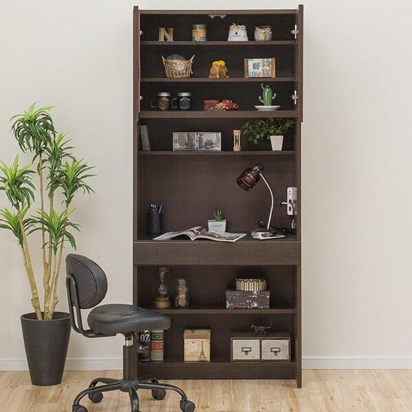 ニトリ（NITORI） 幅80 壁面ユニットデスク(ウォーレン 80 DBR