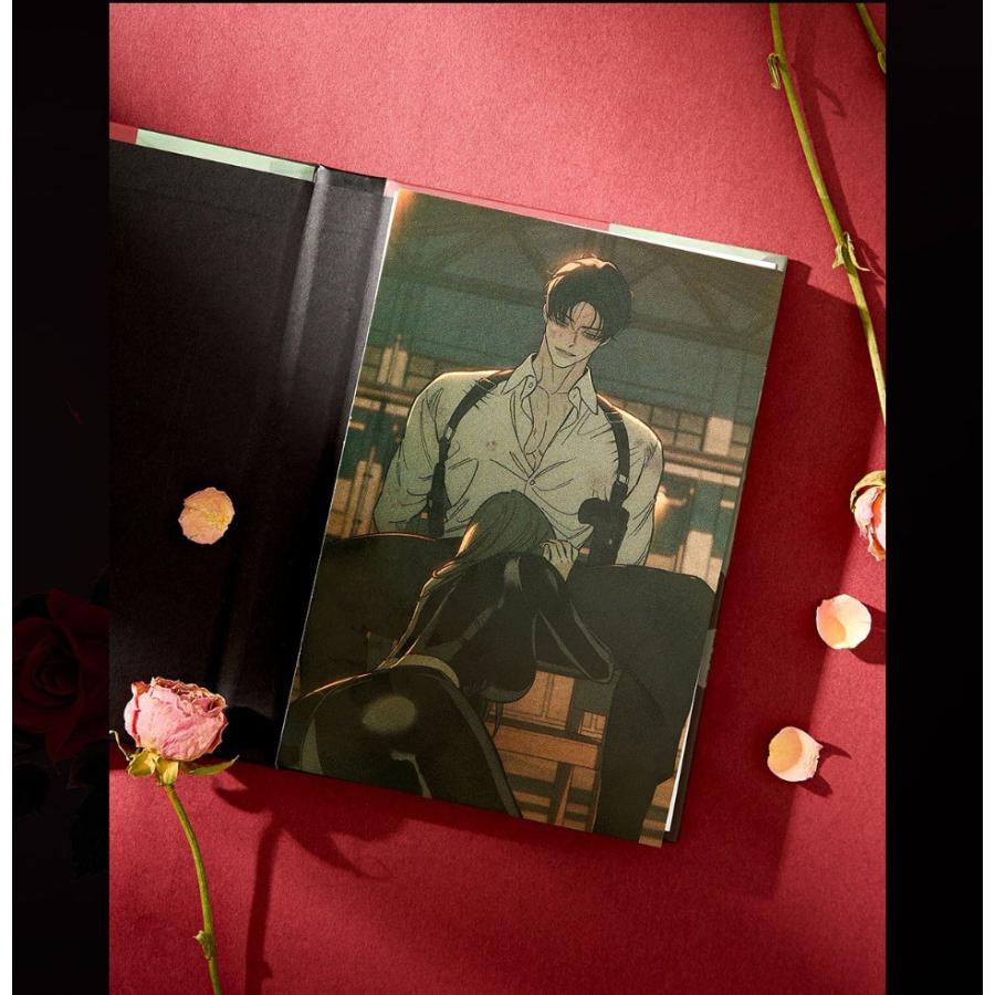 枯れた花に涙を ポストカード イラストカード ハガキ 韓国グッズ