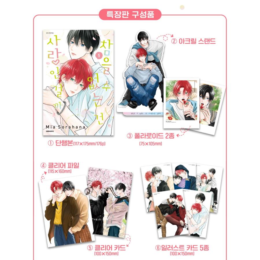 特装版】韓国語 まんが『たまらないのは恋なのか(5)』著：空華 みあ