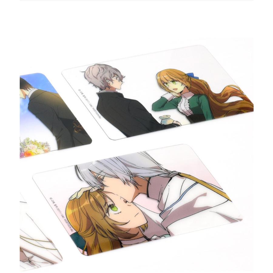 韓国 コミック グッズ『彼女が公爵邸に行った理由 透明フォトカード 5