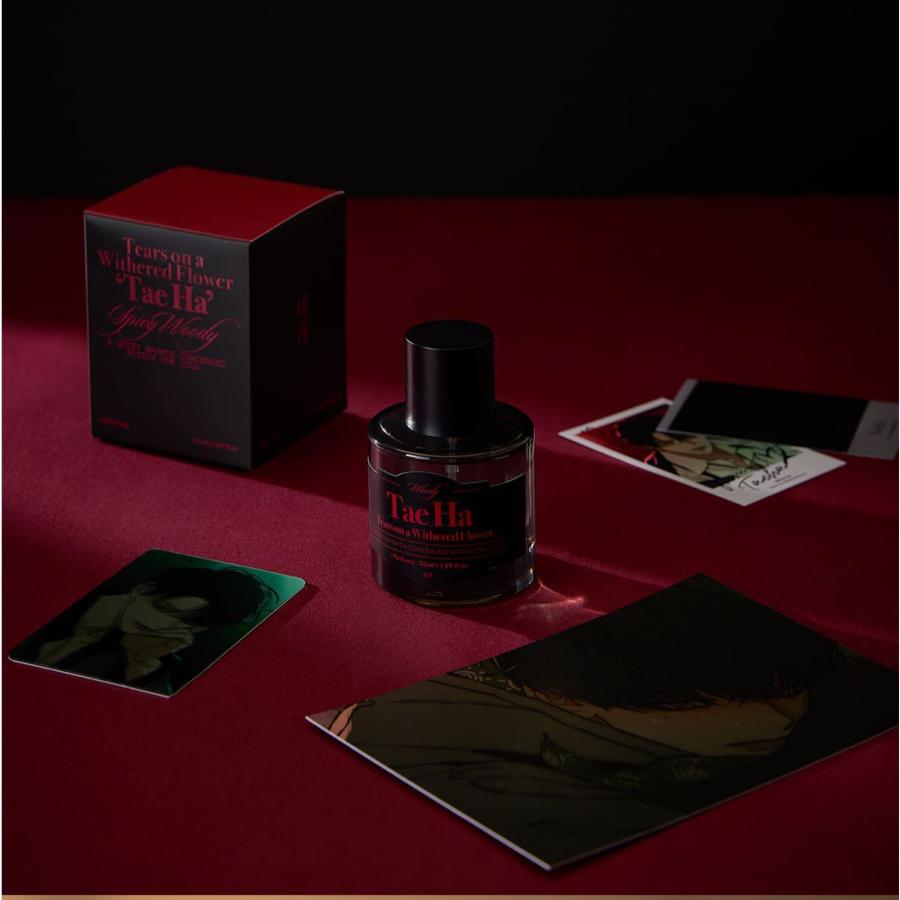 枯れた花に涙を 香水 クラファン特典付き）韓国 コミック グッズ『枯れ