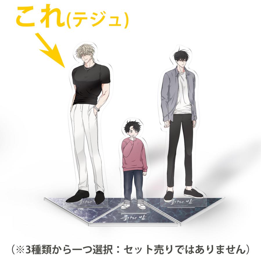 韓国 コミック グッズ『水辺の夜 アクリルスタンド テジュ』 : にゃん
